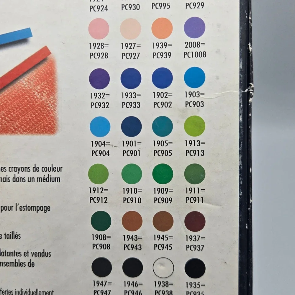 Prismacolor Premier Art Stix Woodless Colored Pencils 36‎ Box Set 2013 Light Use